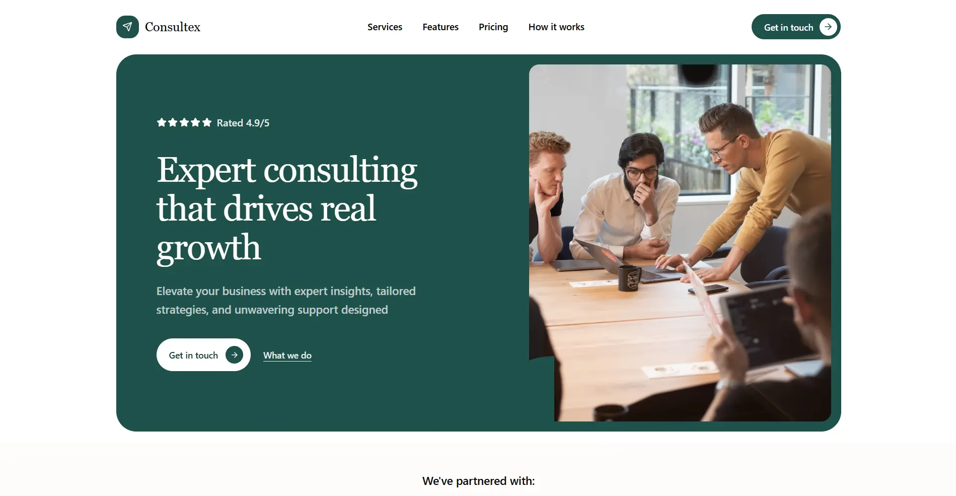 Consultant website built by Moradabad Website