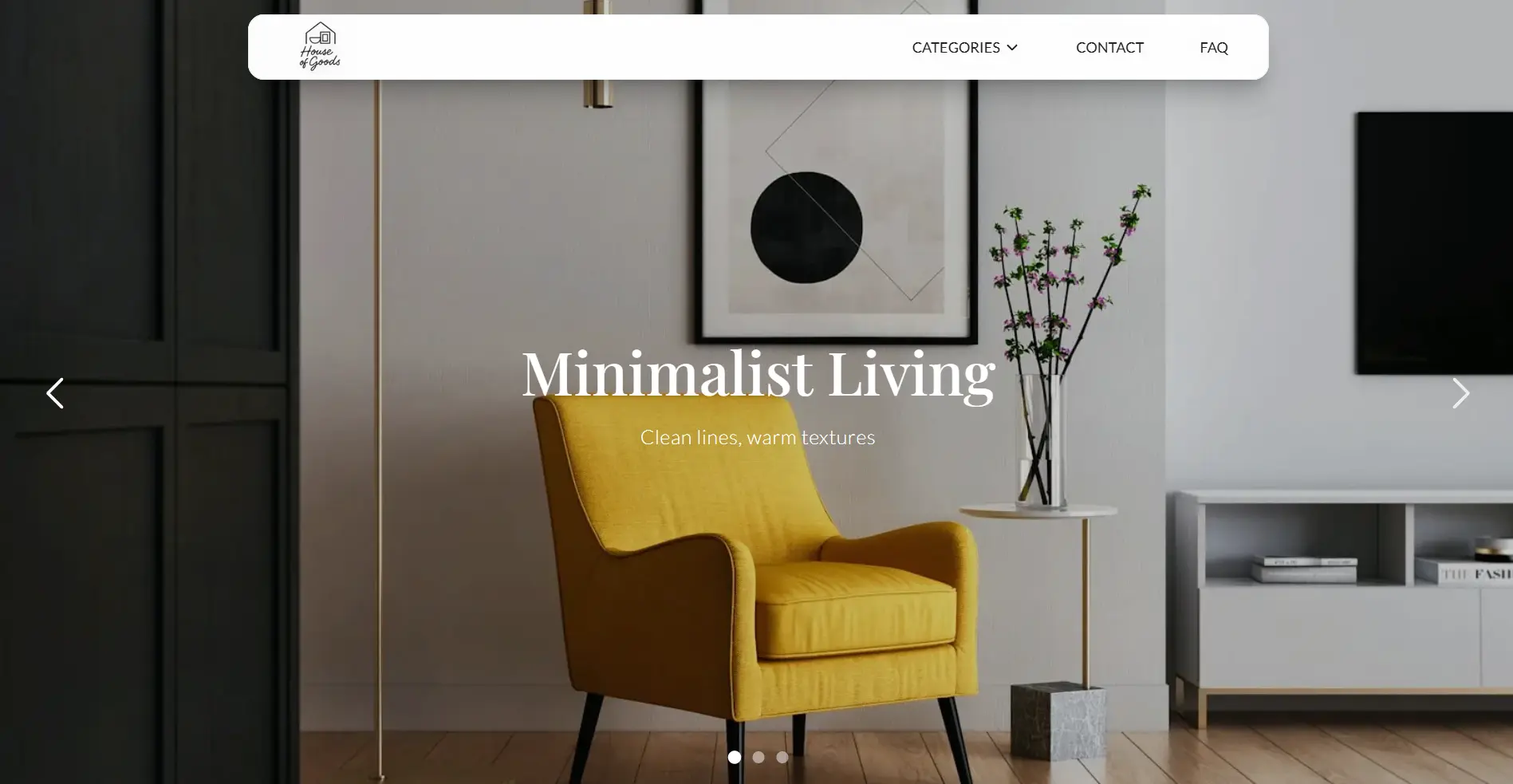 House of Goods website built by Moradabad Website