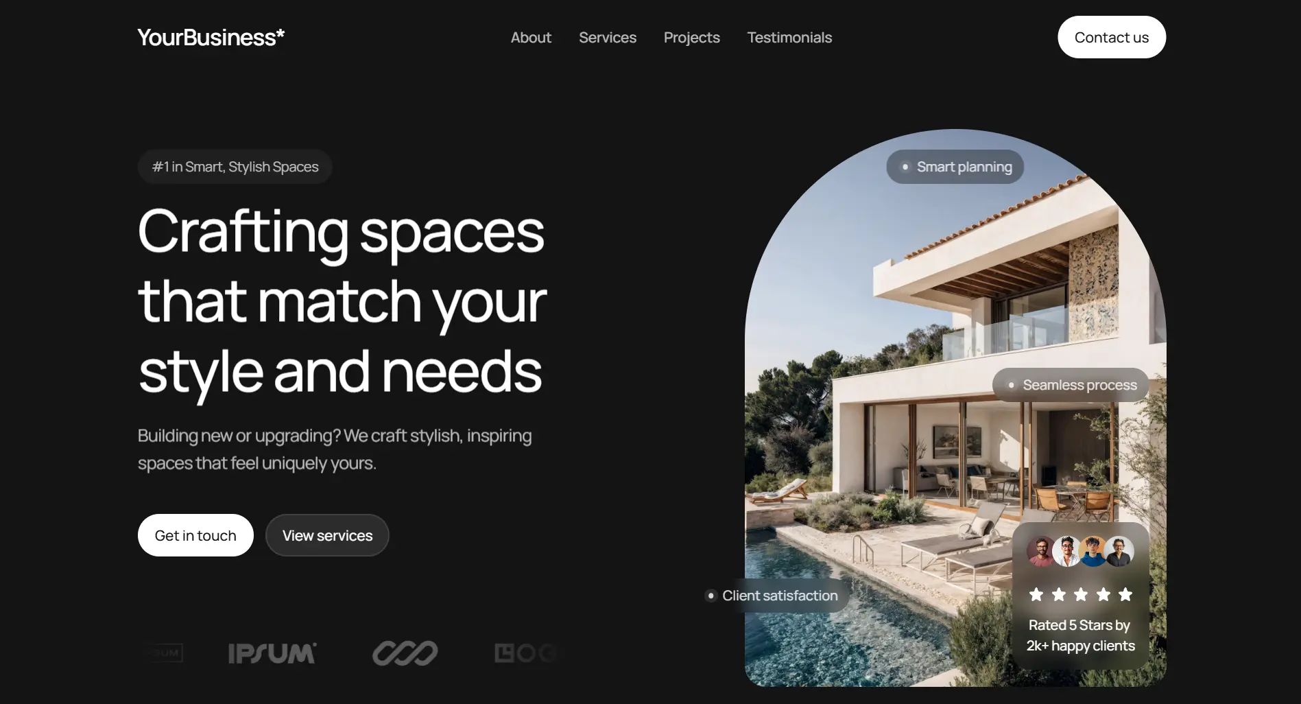 Contractor website built by Moradabad Website