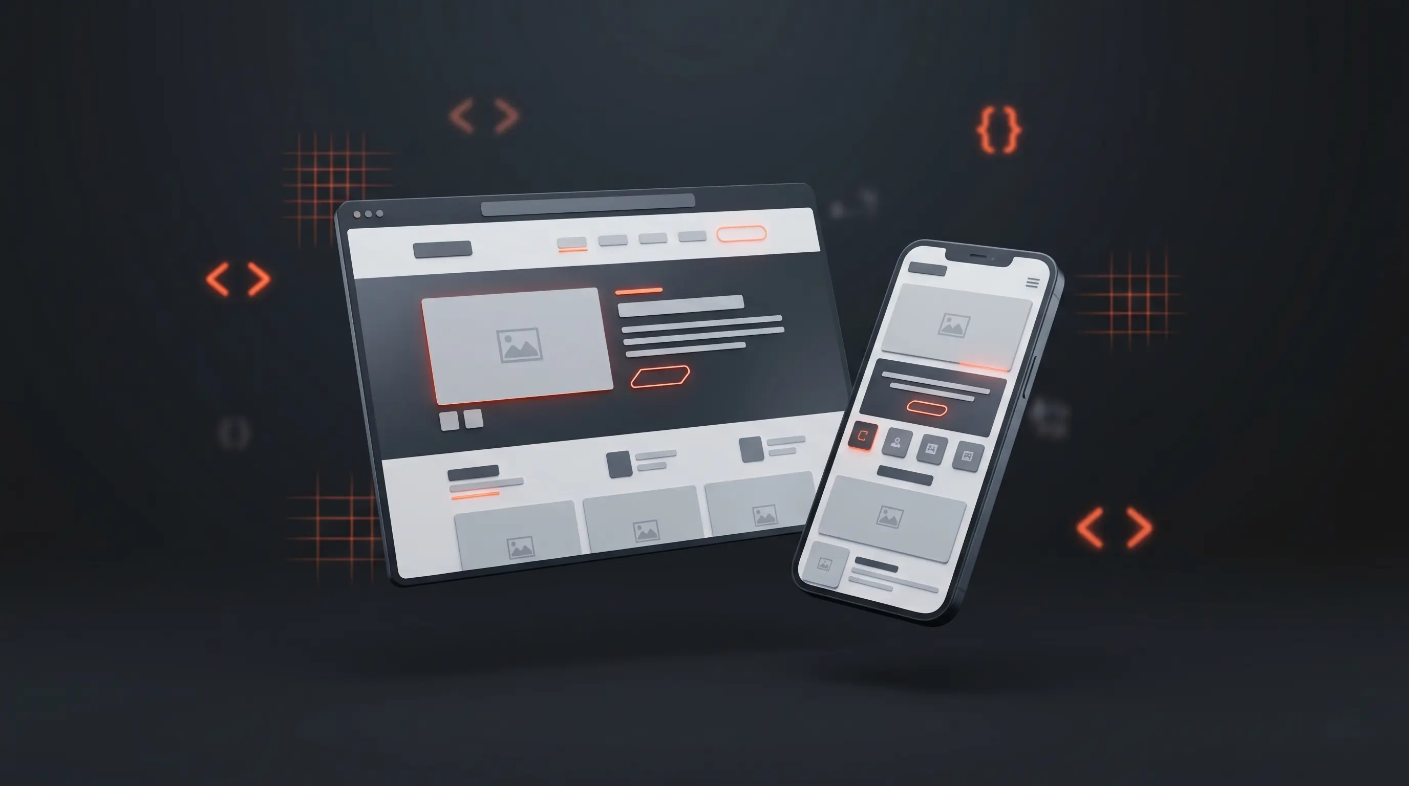 Website design example for a Moradabad business